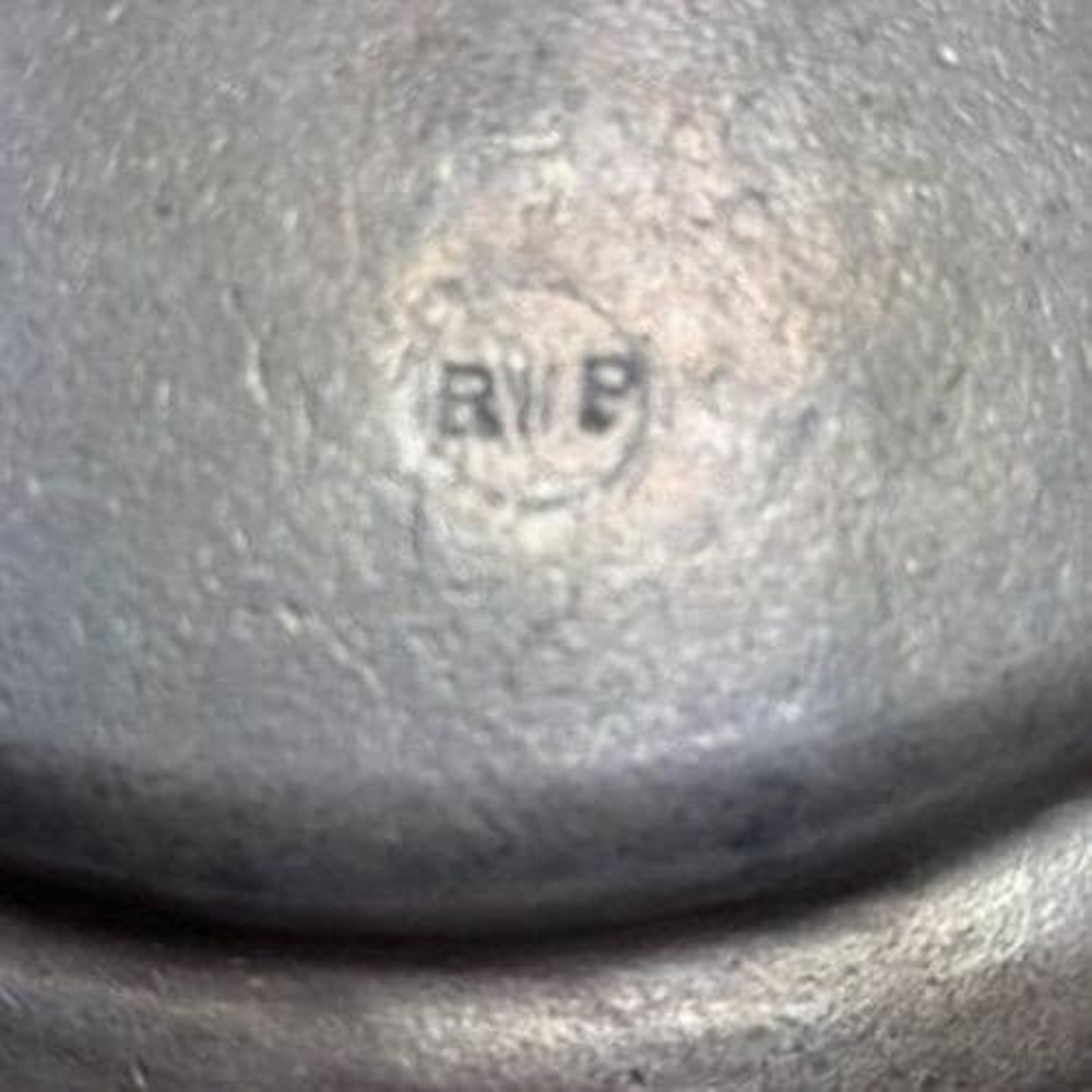 Vintage Pewter Charger Plate Diamond Phillips Old Place Rest Grosse Pointe RWP * - Picture 3 of 5